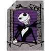 imageJay Franco Plush Throw Blanket  Soft ampamp Cozy Fleece Throw for Bedroom ampamp Couch Dcor Official Licensed Product Gray  Nightmare Before Christmas 60x90  Large BlanketGrey  Nightmare Before Christmas