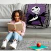 imageJay Franco Plush Throw Blanket  Soft ampamp Cozy Fleece Throw for Bedroom ampamp Couch Dcor Official Licensed Product Gray  Nightmare Before Christmas 60x90  Large BlanketGrey  Nightmare Before Christmas
