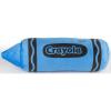 imageJay Franco Crayola Crayon Plush Pillow  17 Inch UltraSoft Stuffed Throw Cushion for Kids Playroom ampamp Bedding BlueBlue