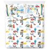 imageJay Franco Kids Sheet Set with Fitted Flat Sheets ampamp Pillow Cover  UltraSoft Bedding with Pillowcase for Room Decor White  Toy Story 4 Piece Full