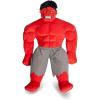 imageJay Franco Plush Pillow Buddy  Soft Light Up Plushie Stuffed Pillow with LED Lights 23 Inches Red  Marvel Red Hulk