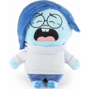 imageJay Franco Disney Plush Pillow Buddy  Soft Plushie Stuffed Pillow 14 Inches Blue  SadnessBlue  Sadness