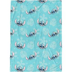 imageJay Franco Kids Plush Throw Blanket  46 x 60 Inch Soft ampamp Cozy Fleece Throw for Bedroom ampamp Living Room Dcor Official Licensed Product Green  ZootopiaPink  Lilo  Stitch