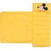 imageJay Franco Kids Nap Mat with Embedded Pillow ampamp Blanket  Soft 46quotx20quot Microfiber Sleeping Bag with Name Tag ampamp Handle for School Travel SleepoverBlue  Mickey  Friends