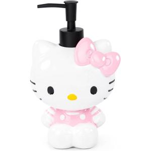 imageDisney Nightmare Before Christmas Soap Dispenser  Jack Skellington and Pumpkin Resin Lotion Pump  Bathroom DcorWhite  Hello Kitty