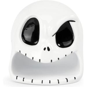 imageDisney Nightmare Before Christmas Sponge Holder  Black ampamp White Resin Jack Skellington Soap Dish  Bathroom Dcor