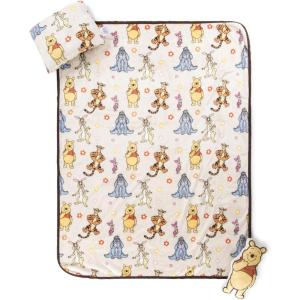 imageJay Franco Kids 3 Piece Gift Set  12quot Shaped Character Pillow 12quot Decorative Pillow ampamp 40quot x 50quot Throw Blanket UltraSoft Plush Bedding Couch Dcor ampamp Holiday Travel Set Blue  Winnie The PoohYellow  Winnie the Pooh