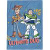 imageJay Franco Kids Plush Throw Blanket  Soft ampamp Cozy Fleece Throw for Bedroom ampamp Couch Dcor Official Licensed Product Blue  Toy Story 40x50  Travel BlanketBlue  Toy Story