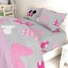 image:imageJay Franco Disney Minnie Mouse Faces 7 Piece Full Bed Set  Includes Comforter amp Sheet Set Bedding  Super Soft Fade Resistant Microfiber  Official Disney Product