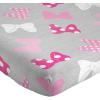 image:imageJay Franco Disney Minnie Mouse Faces 7 Piece Full Bed Set  Includes Comforter amp Sheet Set Bedding  Super Soft Fade Resistant Microfiber  Official Disney Product