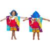 image:imageJay Franco True Rainbow Kingdom Hooded Poncho  Super Soft amp Absorbent Cotton Towel Measures 22 x 22 Inches