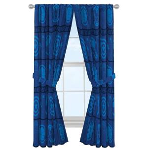 image:imageMarvel Avengers Blue Icons 84 Inch Drapes  Beautiful Room Dcor amp Easy Set Up Bedding Features Captain America amp Iron Man  Curtains Include 2 Tiebacks 4 Piece Set Official Marvel Product