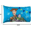 image:imageJay Franco Disney Moana Friends 1 Pack Pillowcase  DoubleSided Kids Super Soft Bedding  Features Moana HEI HEI amp Pua Official Disney ProductBlue  Toy Story