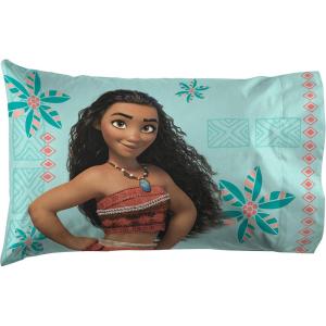 image:imageJay Franco Disney Moana Friends 1 Pack Pillowcase  DoubleSided Kids Super Soft Bedding  Features Moana HEI HEI amp Pua Official Disney ProductTeal  Moana