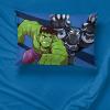 image:imageJay Franco Marvel Super Hero Adventures Charge 1 Pack Pillowcase  DoubleSided Kids Super Soft Bedding  Features The AvengersBlue  Super Hero Adventures