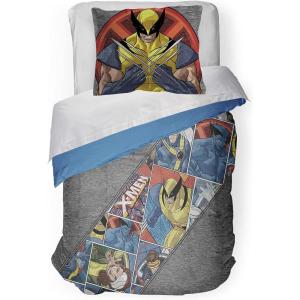 image:imageMarvel XMen Mutants Full Comforter amp Sham Set  Super Soft Kids Bedding  Fade Resistant Microfiber Official Marvel ProductGray  Xmen