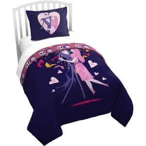 image:imageJay Franco Kids Duvet Cover Set with Sham amp Pillowcase  UltraSoft Bedding for Room Decor Cover ONLY Comforter NOT Included Blue  Frozen 2 Piece TwinPurple  Nightmare Before Christmas