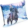 image:imageNetflix The Witcher Geralt amp Roach Decorative Throw Pillow  Super Soft Plush Bedding  Measures 17 x 13 inches