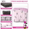 image:imageJay Franco Comforter Set Includes Sheets and Pillow Covers  Soft and Cozy Bed Set for Stylish Room Decor Official Licensed Bedding Multi  Hello Kitty 7 Piece QueenMulti  Minnie Mouse