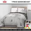 image:imageJay Franco Comforter Set Includes Sheets and Pillow Covers  Soft and Cozy Bed Set for Stylish Room Decor Official Licensed Bedding Multi  Hello Kitty 7 Piece QueenBeige  Mickey and Friends