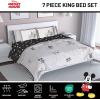 image:imageJay Franco Comforter Set Includes Sheets and Pillow Covers  Soft and Cozy Bed Set for Stylish Room Decor Official Licensed Bedding Multi  Hello Kitty 7 Piece QueenBeige  Mickey and Friends