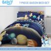 image:imageJay Franco Comforter Set Includes Sheets and Pillow Covers  Soft and Cozy Bed Set for Stylish Room Decor Official Licensed Bedding Multi  Hello Kitty 7 Piece QueenBlue  Bluey  Bingo