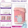 image:imageJay Franco Comforter Set Includes Sheets and Pillow Covers  Soft and Cozy Bed Set for Stylish Room Decor Official Licensed Bedding Multi  Hello Kitty 7 Piece QueenPink  Princess Cinderella