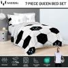 image:imageJay Franco Comforter Set Includes Sheets and Pillow Covers  Soft and Cozy Bed Set for Stylish Room Decor Official Licensed Bedding Multi  Hello Kitty 7 Piece QueenWhite  Lionel Messi