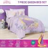 image:imageJay Franco Comforter Set Includes Sheets and Pillow Covers  Soft and Cozy Bed Set for Stylish Room Decor Official Licensed Bedding Multi  Hello Kitty 7 Piece QueenPurple  Disney Princess Rapunzel