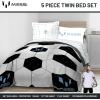 image:imageJay Franco Comforter Set Includes Sheets and Pillow Covers  Soft and Cozy Bed Set for Stylish Room Decor Official Licensed Bedding Multi  Hello Kitty 7 Piece QueenWhite  Lionel Messi