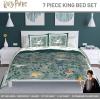 image:imageJay Franco Comforter Set Includes Sheets and Pillow Covers  Soft and Cozy Bed Set for Stylish Room Decor Official Licensed Bedding Multi  Hello Kitty 7 Piece QueenGreen  Harry Potter