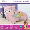 image:imageJay Franco Comforter Set Includes Sheets and Pillow Covers  Soft and Cozy Bed Set for Stylish Room Decor Official Licensed Bedding Multi  Hello Kitty 7 Piece QueenPink  Disney Princess