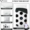 image:imageJay Franco Comforter Set Includes Sheets and Pillow Covers  Soft and Cozy Bed Set for Stylish Room Decor Official Licensed Bedding Multi  Hello Kitty 7 Piece QueenWhite  Lionel Messi