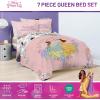 image:imageJay Franco Comforter Set Includes Sheets and Pillow Covers  Soft and Cozy Bed Set for Stylish Room Decor Official Licensed Bedding Multi  Hello Kitty 7 Piece QueenPink  Disney Princess