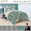 image:imageJay Franco Comforter Set Includes Sheets and Pillow Covers  Soft and Cozy Bed Set for Stylish Room Decor Official Licensed Bedding Multi  Hello Kitty 7 Piece QueenGreen  Harry Potter