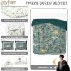 image:imageJay Franco Comforter Set Includes Sheets and Pillow Covers  Soft and Cozy Bed Set for Stylish Room Decor Official Licensed Bedding Multi  Hello Kitty 7 Piece QueenGreen  Harry Potter