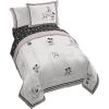 image:imageJay Franco Comforter Set Includes Sheets and Pillow Covers  Soft and Cozy Bed Set for Stylish Room Decor Official Licensed Bedding Multi  Hello Kitty 7 Piece QueenBeige  Mickey and Friends