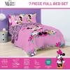image:imageJay Franco Comforter Set Includes Sheets and Pillow Covers  Soft and Cozy Bed Set for Stylish Room Decor Official Licensed Bedding Multi  Hello Kitty 7 Piece QueenPink  Minnie Mouse 02