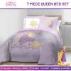 image:imageJay Franco Comforter Set Includes Sheets and Pillow Covers  Soft and Cozy Bed Set for Stylish Room Decor Official Licensed Bedding Multi  Hello Kitty 7 Piece QueenPurple  Disney Princess Rapunzel