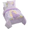 image:imageJay Franco Comforter Set Includes Sheets and Pillow Covers  Soft and Cozy Bed Set for Stylish Room Decor Official Licensed Bedding Multi  Hello Kitty 7 Piece QueenPurple  Disney Princess Rapunzel