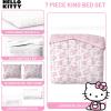image:imageJay Franco Comforter Set Includes Sheets and Pillow Covers  Soft and Cozy Bed Set for Stylish Room Decor Official Licensed Bedding Multi  Hello Kitty 7 Piece QueenMulti  Hello Kitty