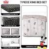 image:imageJay Franco Comforter Set Includes Sheets and Pillow Covers  Soft and Cozy Bed Set for Stylish Room Decor Official Licensed Bedding Multi  Hello Kitty 7 Piece QueenBeige  Mickey and Friends