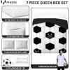 image:imageJay Franco Comforter Set Includes Sheets and Pillow Covers  Soft and Cozy Bed Set for Stylish Room Decor Official Licensed Bedding Multi  Hello Kitty 7 Piece QueenWhite  Lionel Messi