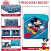 image:imageJay Franco Comforter Set Includes Sheets and Pillow Covers  Soft and Cozy Bed Set for Stylish Room Decor Official Licensed Bedding Multi  Hello Kitty 7 Piece QueenBlue  Mickey Mouse