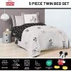 image:imageJay Franco Comforter Set Includes Sheets and Pillow Covers  Soft and Cozy Bed Set for Stylish Room Decor Official Licensed Bedding Multi  Hello Kitty 7 Piece QueenBeige  Mickey and Friends