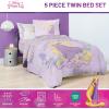 image:imageJay Franco Comforter Set Includes Sheets and Pillow Covers  Soft and Cozy Bed Set for Stylish Room Decor Official Licensed Bedding Multi  Hello Kitty 7 Piece QueenPurple  Disney Princess Rapunzel