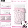 image:imageJay Franco Comforter Set Includes Sheets and Pillow Covers  Soft and Cozy Bed Set for Stylish Room Decor Official Licensed Bedding Multi  Hello Kitty 7 Piece QueenMulti  Hello Kitty