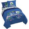image:imageJay Franco Comforter Set Includes Sheets and Pillow Covers  Soft and Cozy Bed Set for Stylish Room Decor Official Licensed Bedding Multi  Hello Kitty 7 Piece QueenBlue  Minecraft 02