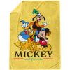 image:imageJay Franco Kids Plush Throw Blanket  Soft amp Cozy Fleece Throw for Bedroom amp Couch Dcor Official Licensed Product Multi  Lady and The Tramp 46x60  Throw BlanketYellow  Mickey and Friends