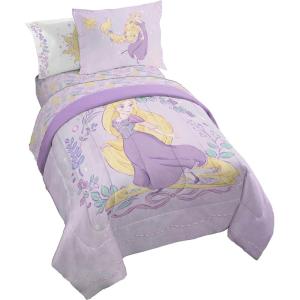 image:imageJay Franco Comforter Set Includes Sheets and Pillow Covers  Soft and Cozy Bed Set for Stylish Room Decor Official Licensed Bedding Multi  Hello Kitty 7 Piece QueenPurple  Disney Princess Rapunzel